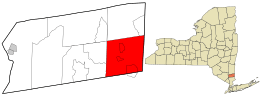 Location of Southeast, New York
