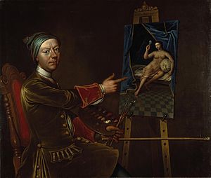 Richard Waitt (d.1732) - Richard Waitt (d.1732), Portrait Painter, Self Portrait - PG 2142 - National Galleries of Scotland