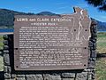 Rooster Rock State Park Lewis and Clark Sign