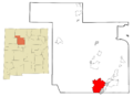 Sandoval County New Mexico Incorporated and Unincorporated areas Rio Rancho Highlighted
