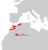 Scelarcis perspicillata range Map.png
