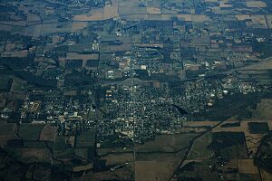 Aerial view of Scottsburg