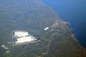 Silver Bay, Minnesota aerial