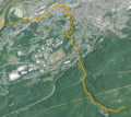 Solomon Creek satellite map