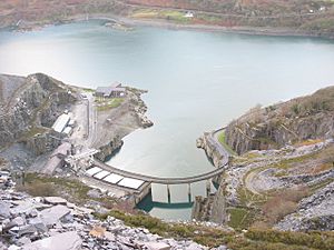 The Dinorwig HEP station inlet and outlet pool - geograph.org.uk - 311036