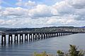 The Tay Rail Bridge from Wormit on the south bank