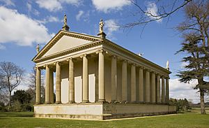 The Temple of Concord and Victory, Stowe Landscape Gardens