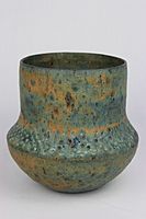 Thrown vase by Lucie Rie (YORYM-2004.1.100)