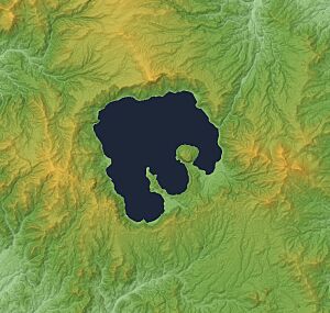 Towada Caldera 3D 2012
