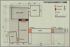 Tutankhamen tomb layout