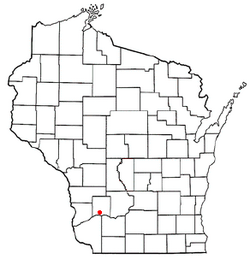 Location of Eagle, Richland County, Wisconsin