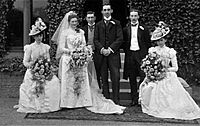 Wedding Bertha Greenall 1898
