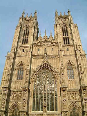 West Towers of Beverley Minster - geograph.org.uk - 183904