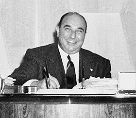 Photograph of William Zeckendorf, Sr. in 1952, in New York City