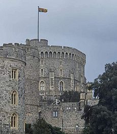Windsor Castle on 11 April 2021