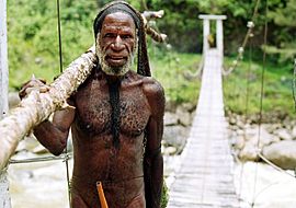 Yali man Baliem Valley Papua