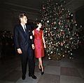 1962 Entrance Hall (Official White House) Christmas tree - Jack and Jacqueline Kennedy
