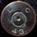 50 caliber bullet headstamp 1943