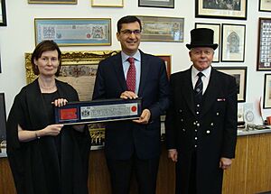 A recipient of Freedom of the City of London