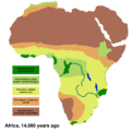 Africa Climate 14000bp