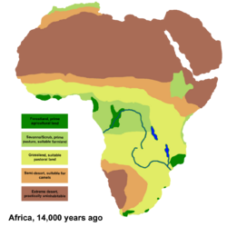 Africa Climate 14000bp