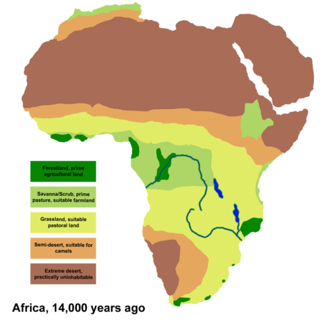 Africa Climate 14000bp