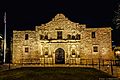 Alamo Mission San Antonio at Night