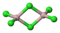 Aluminium-trichloride-dimer-3D-balls