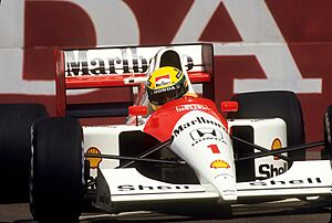 Ayrton Senna McLaren MP4-6 1991 United States