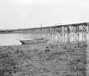 Baghdad Railway Euphrates wooden bridge