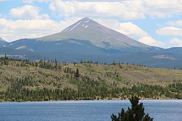 Bald Mountain, Summit County, Colorado viewed from Dillon Reservoir.jpg