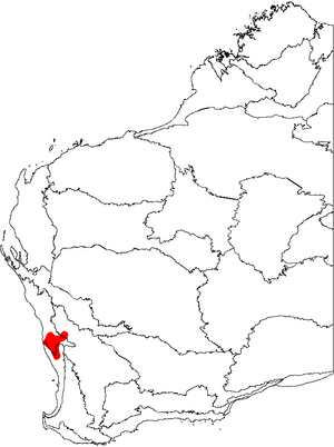 Banksia grossa map