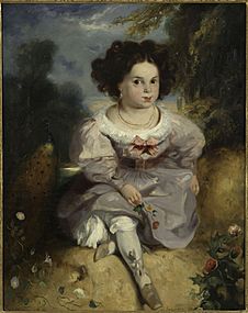 Boulanger, Louis Candide - Léopoldine Hugo à l'âge de quatre ans - 217 - Maison de Victor Hugo