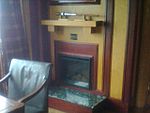 Britannia Yacht Club Capt Roy Gilman memorial fireplace