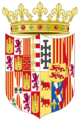 Coat of Arms of Germanie of Foix as Queen Consort of Aragon Sicily and Naples