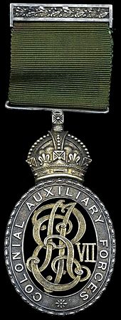 Colonial Auxiliary Forces Officers' Decoration (Edward VII)