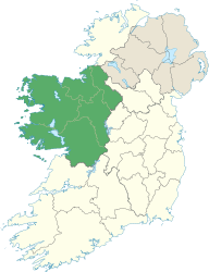 Location of Connacht