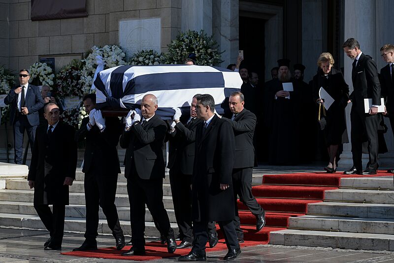 Constantine II funeral