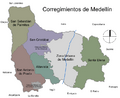 Corregimientos de Medellin