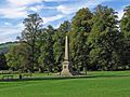 Darley Dale - monument in Whitworth Park
