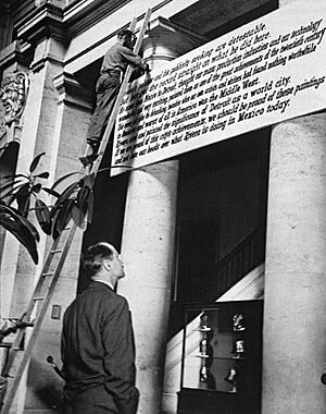 Diego Rivera Mural Sign