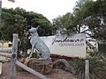 Dingo statue, Jandowae, Queensland
