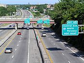 Eastbound Cross County Parkway in Yonkers 2006