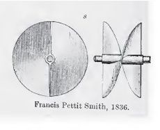 F. P. Smith's revised 1836 screw propeller patent