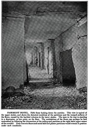 Fairmont Hotel 1906 earthquake damage