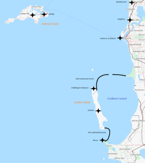 Fremantle Fortress Map
