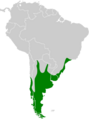 Fulica armillata map