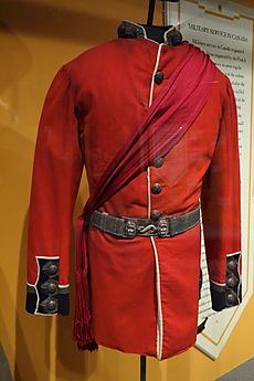 Full Dress Uniform, Stephen Cattley, 13th Battalion Volunteer Militia, 1862 - Glenbow Museum - DSC00672