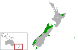 Gallirallus australis distribution map.svg