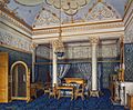 Hau. Interiors of the Winter Palace. The Bedchamber of Empress Alexandra Fyodorovna. 1870